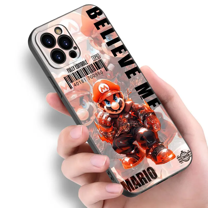 Super M-Mario Bros чехол для телефона Samsung Galaxy M35 M15 M55 M14 M54 M53 M34 M33 M52 M51 M12 M13 M23 Note 10 20 Ultra 5G