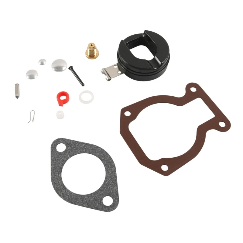 

Carburetor Carb Repair Rebuild with Float Compatible For 9.9 15 1974-1988 398453 398452 Outboard Motor Durable GTWS