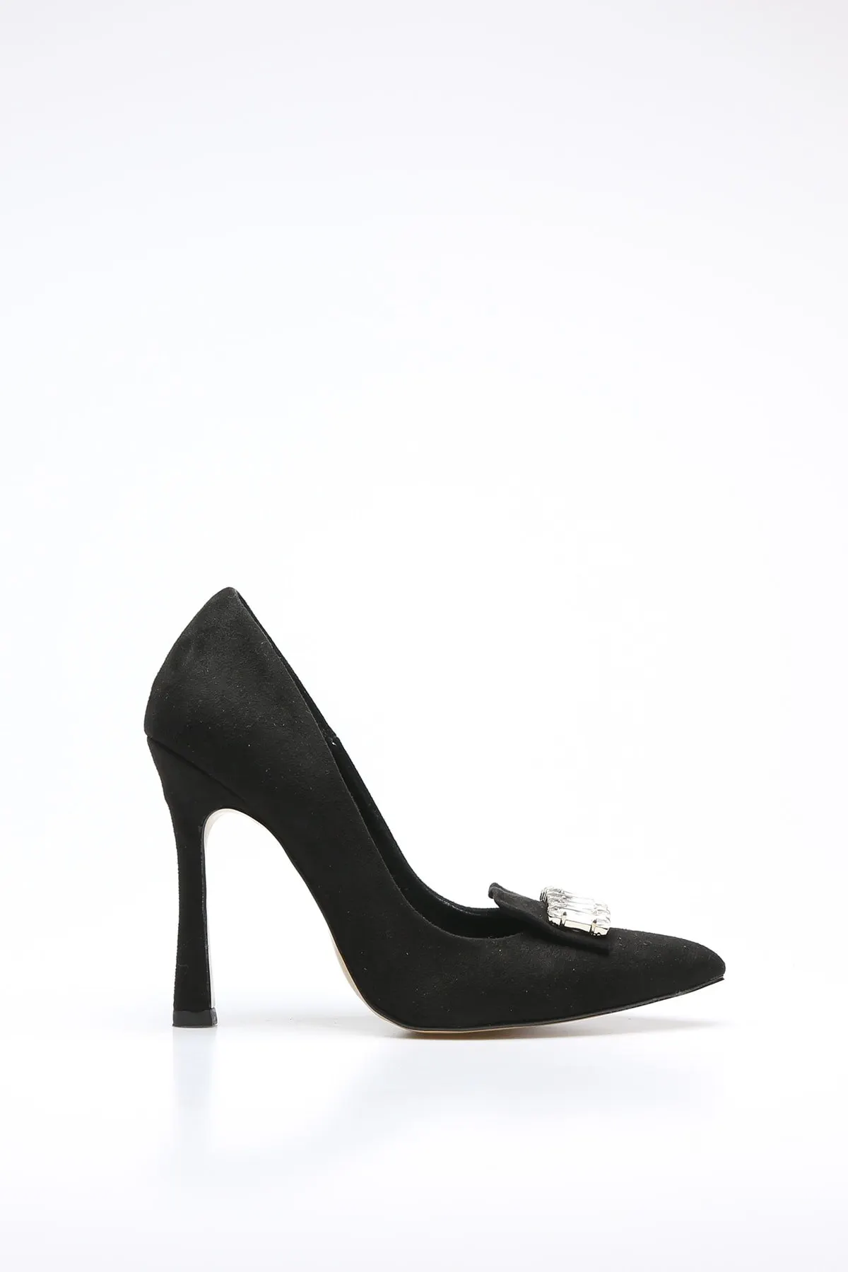 

Fashion Style Black Suede women's Stiletto Evening Dress Shoes