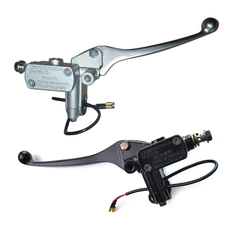 

Left / Right Black 7/8''Handlebar Cylinder Reservoir Brake Lever for Motorcycle ATV Pit Bike