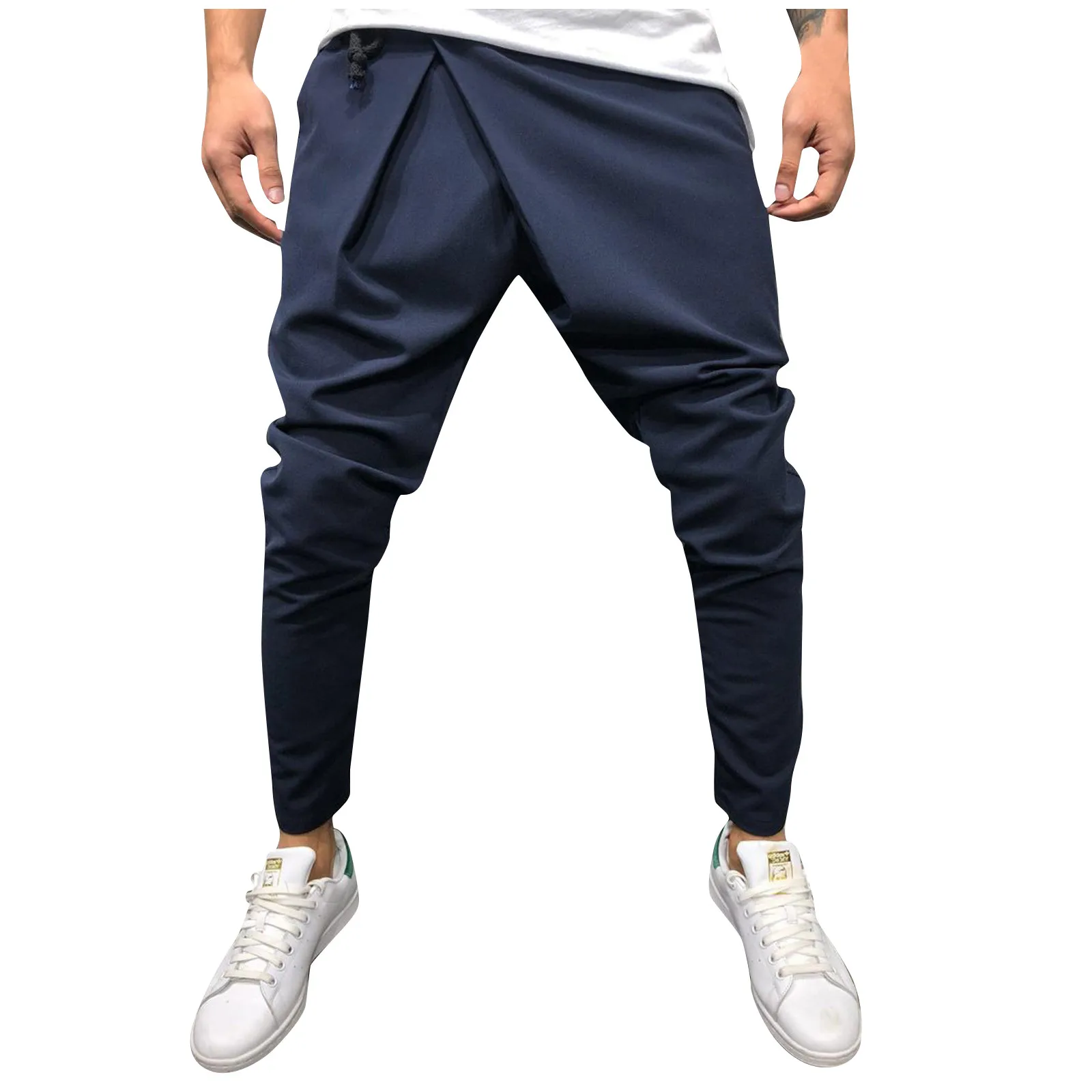 

Men Pants Casual Jogger Pant Running Sports Training Bottoms Skinny Hip Hop Tracksuit Sweatpants Breathable Gym Fitness Clothes