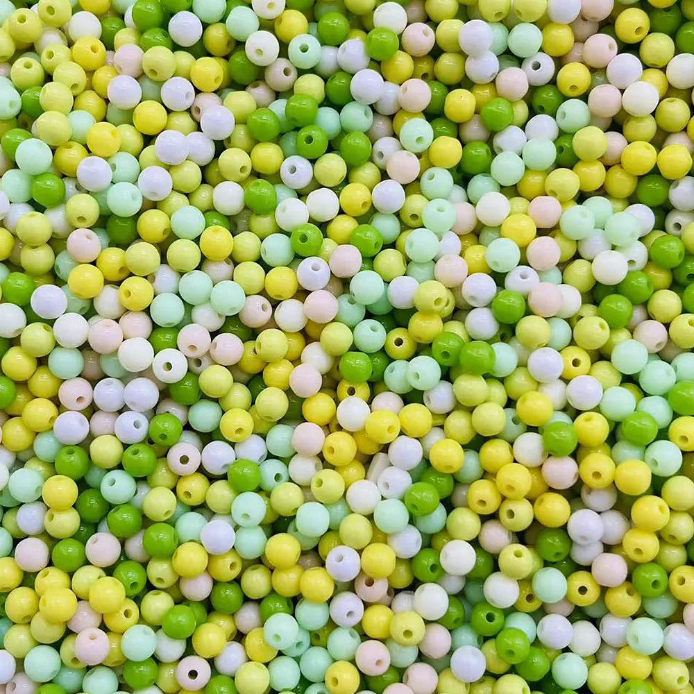 100 шт. разноцветные бусины для изготовления ювелирных изделий
