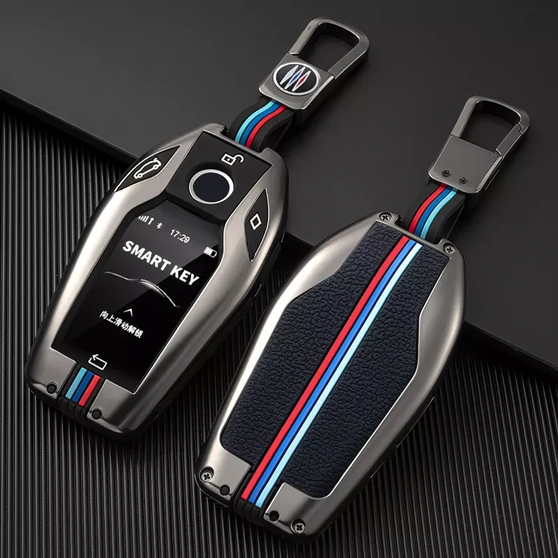

Alloy Car LED Display Key Cover Case Shell for 5 7 Series G11 G12 G30 G31 G32 I8 I12 I15 G01 G02 G05 G07 X3 X4 X5 X7