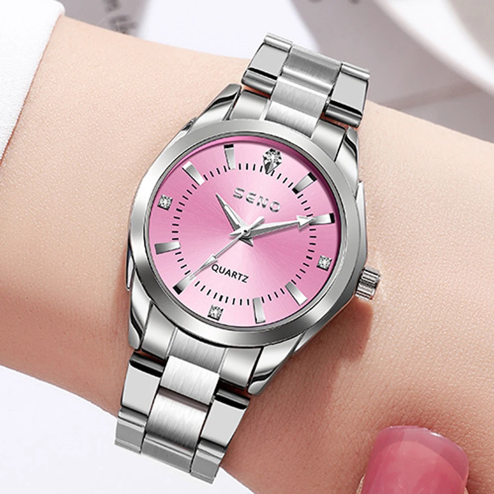 

2023 Silver Dress Watch for Women Luxury Brand Waterproof Stainless Steel Small Elegant Ladies Wrist Watches Relogio Feminino