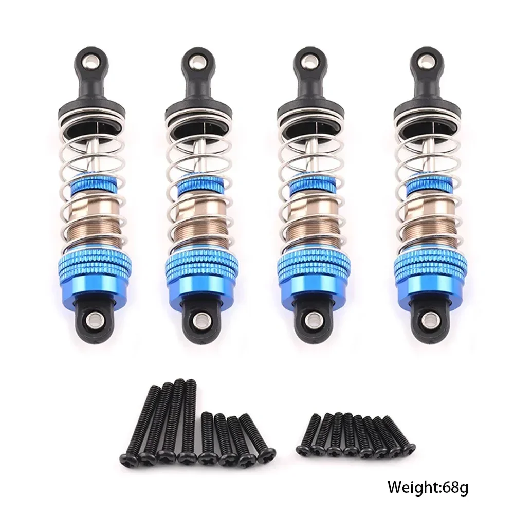4 шт. металлический передний и задний амортизатор для Wltoys 144001 144010 124007 124016 124017 124019