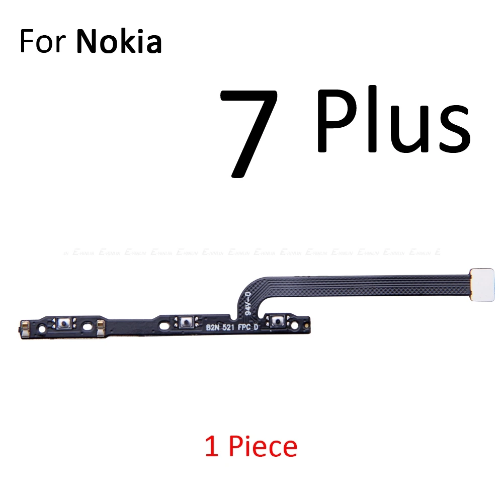 Переключатель отключения звука кнопка включения часть ленты для Nokia 7 6 1 Plus 8 2 2017