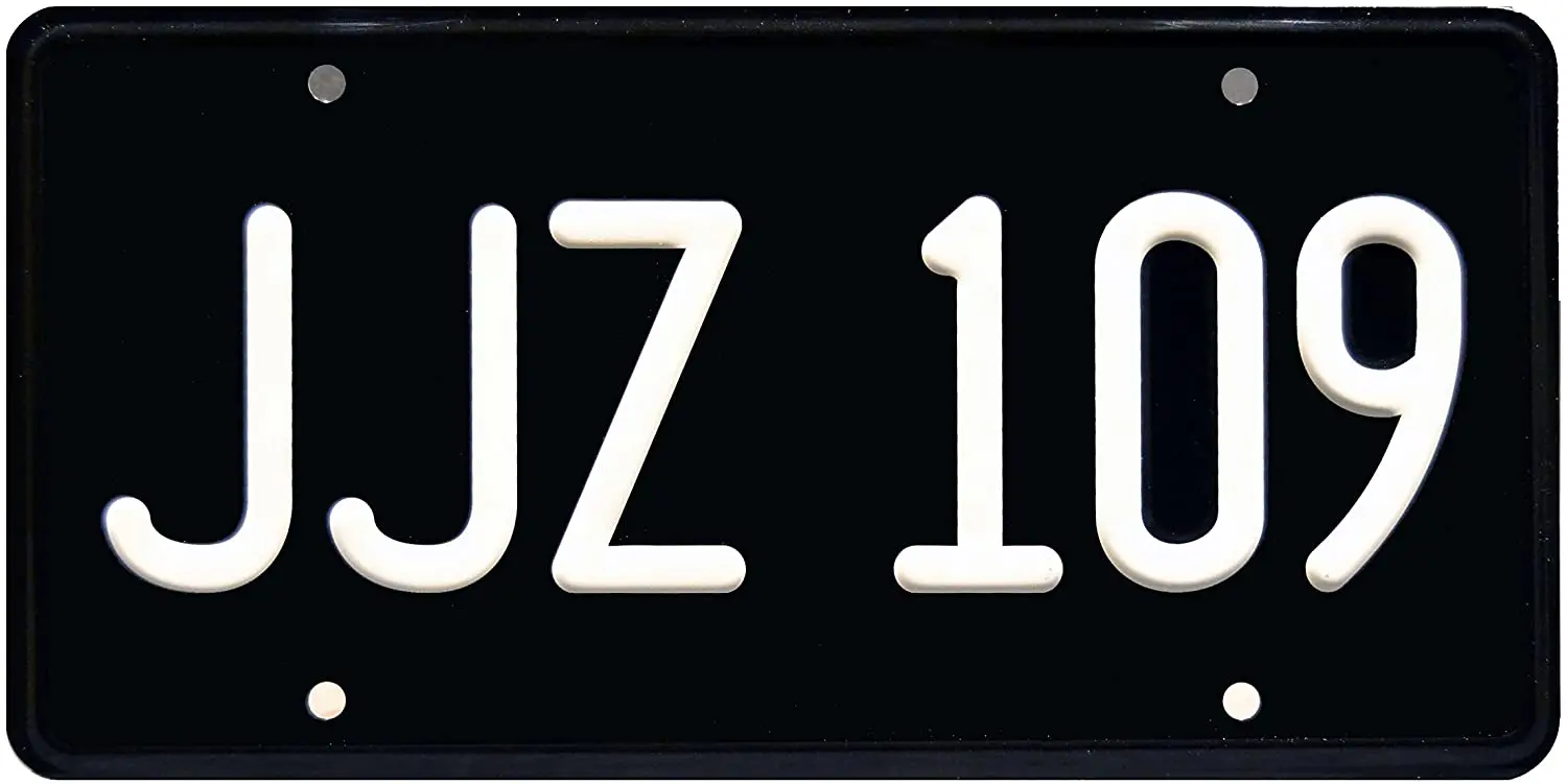 

Celebrity 2018 Bullitt | JJZ 109 | Metal License Plate