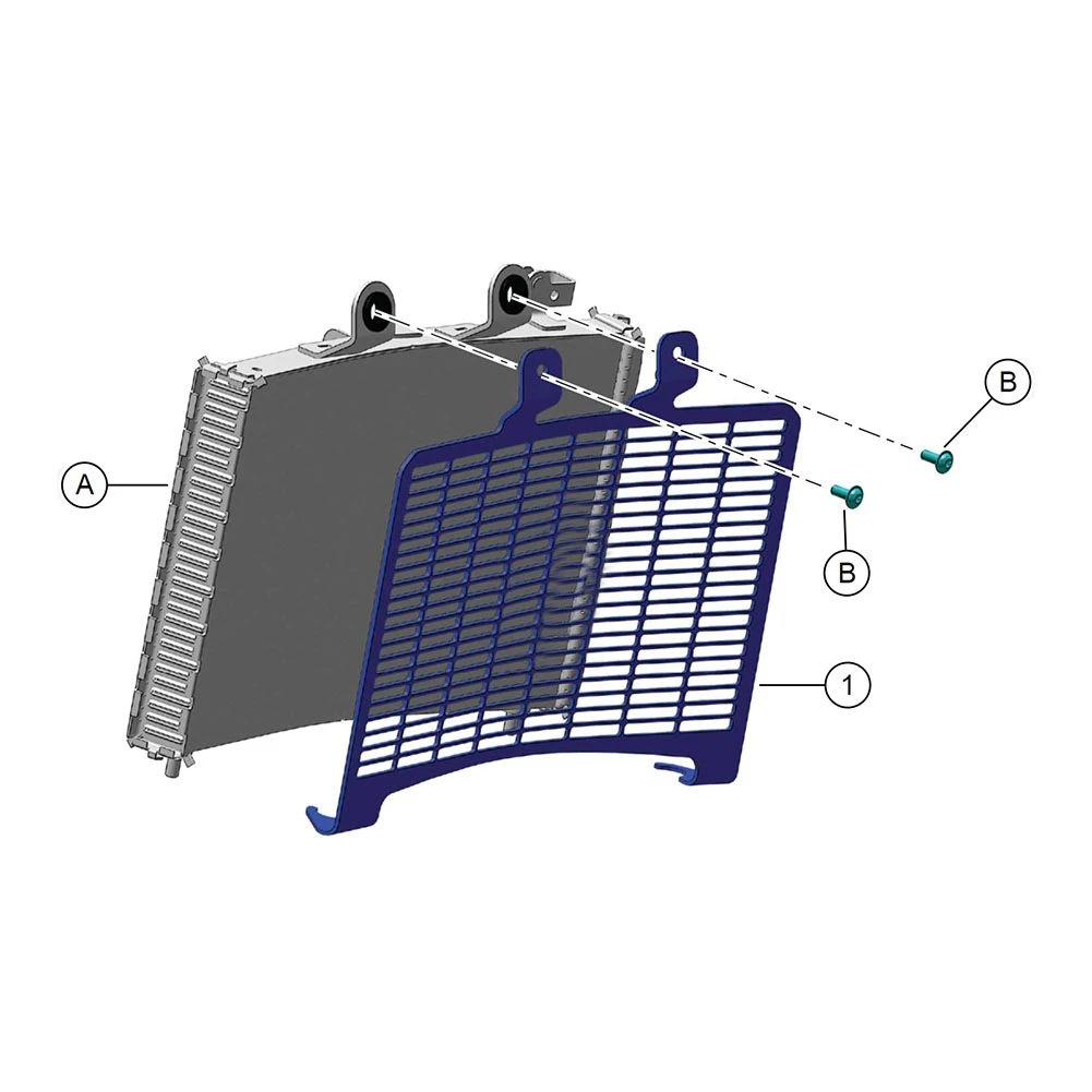 Щит радиатора мотоцикла для Pan America 1250 S PA1250 Panamerica 2021 2020