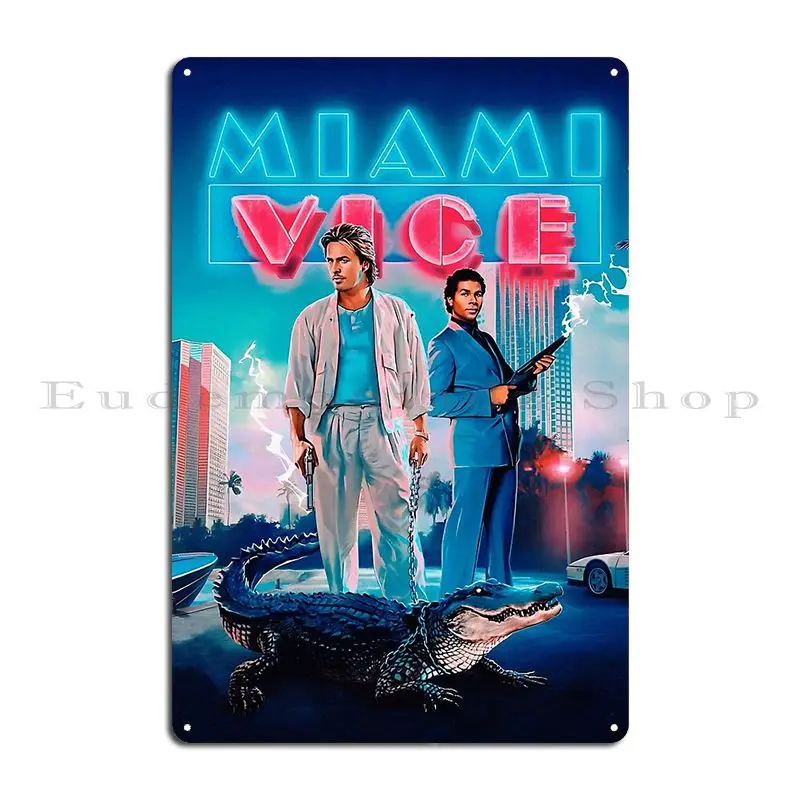 

Металлический плакат Miami Vice Forever V1