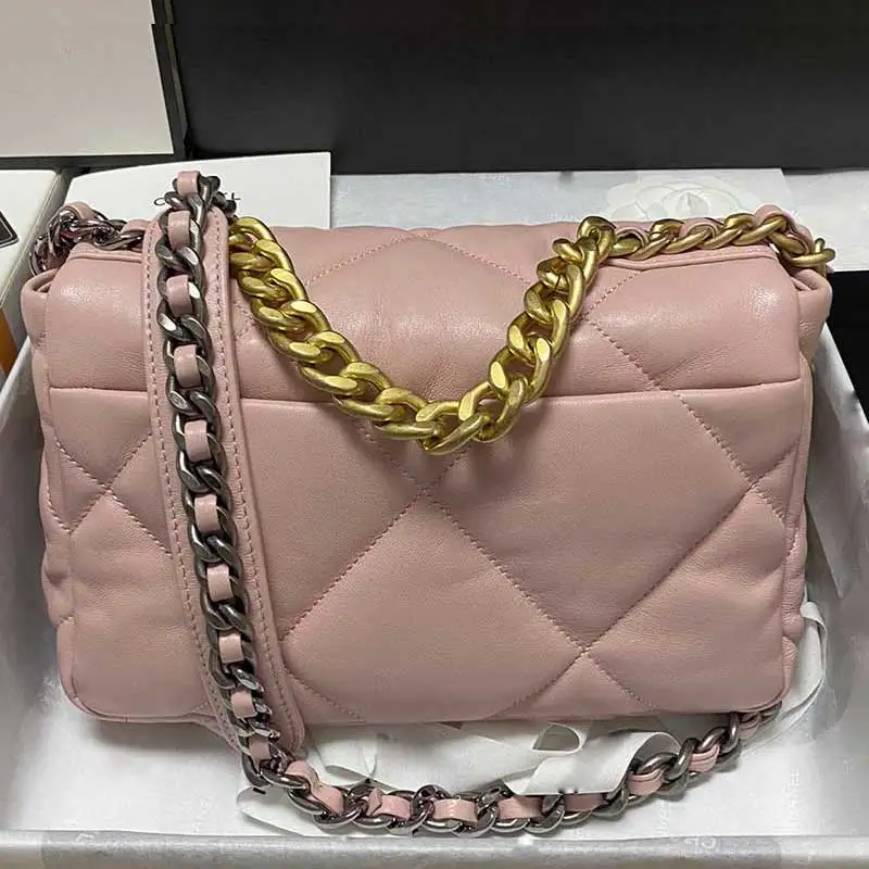 

Top Quality True leather Bag Famous brand luxury handbag designer 19 bag Soft Diagonal fashion bag 2022 women's shoulder