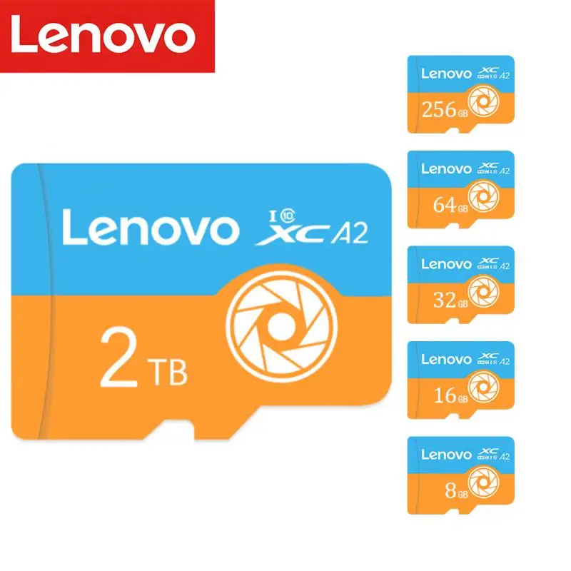

Оригинальная карта памяти Lenovo 512 ГБ 256 ГБ Micro SD TF 1 ТБ 2 ТБ Micro TF SD SDCS2 100 Мб/с Скорость чтения класс 10 Флэш-карта SD