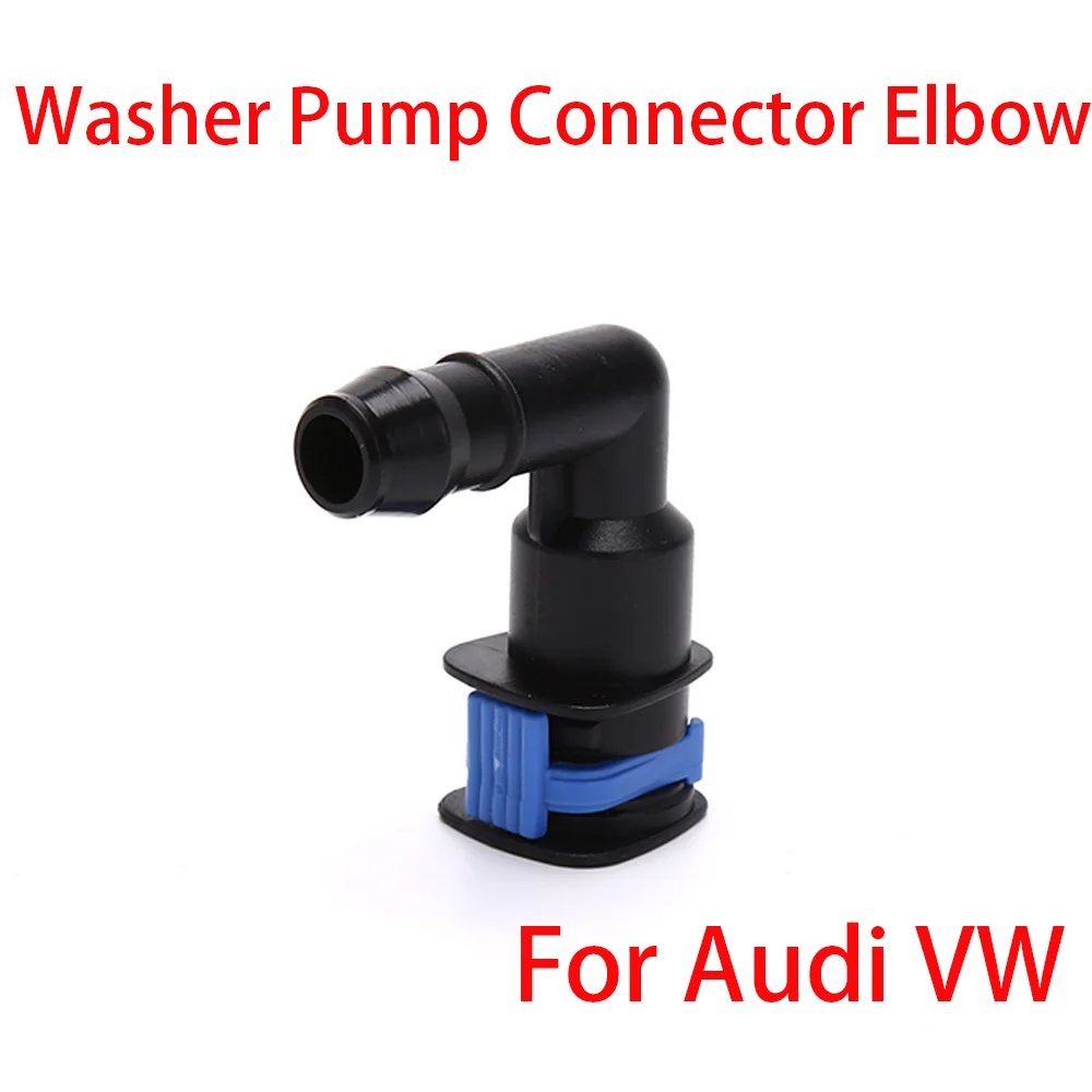 

1PCS Car Windshield Washer Pump Connector Elbow 1J0955665E Water Spray Connector For Audi VW