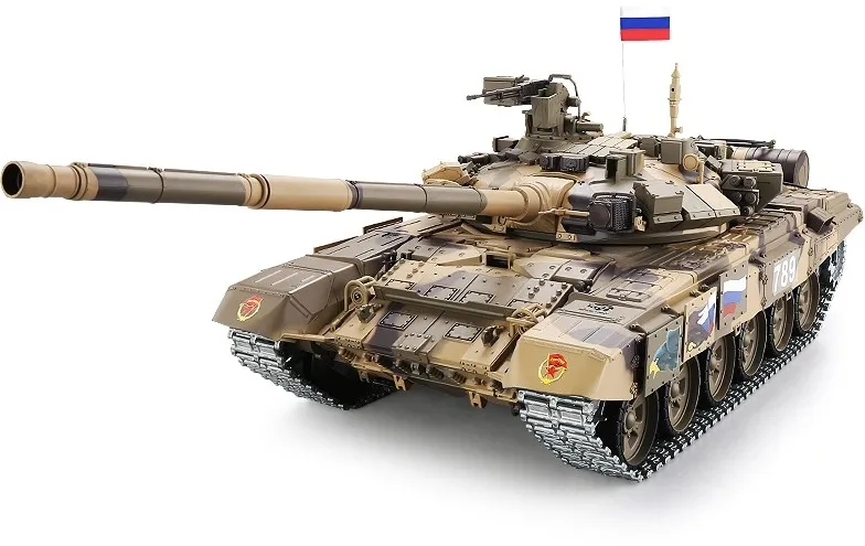 Радиоуправляемый танк Heng Long T90 Pro Russia 1:16 (ИК+Пневмо) 2.4G - 3938-1PRO-MS V6.0 | Игрушки и хобби