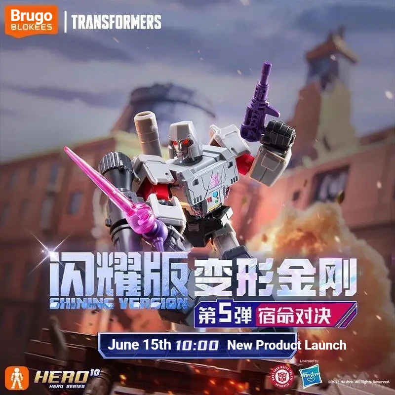 Фото Официальные фигурки Blokees Transformers Shining Version 05 - Eternal Rivalry 2026, новые светящиеся фигурки в закрытой упаковке, подвижные модели, подарки №3