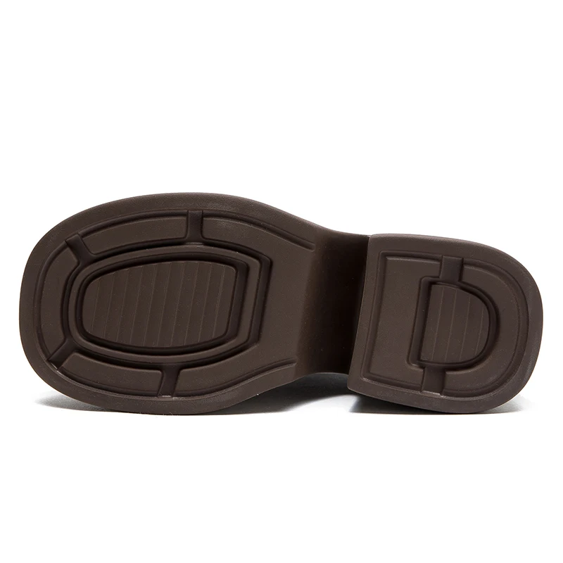 DRKANOL 2024 модные женские туфли на платформе в британском стиле ретро с рисунком