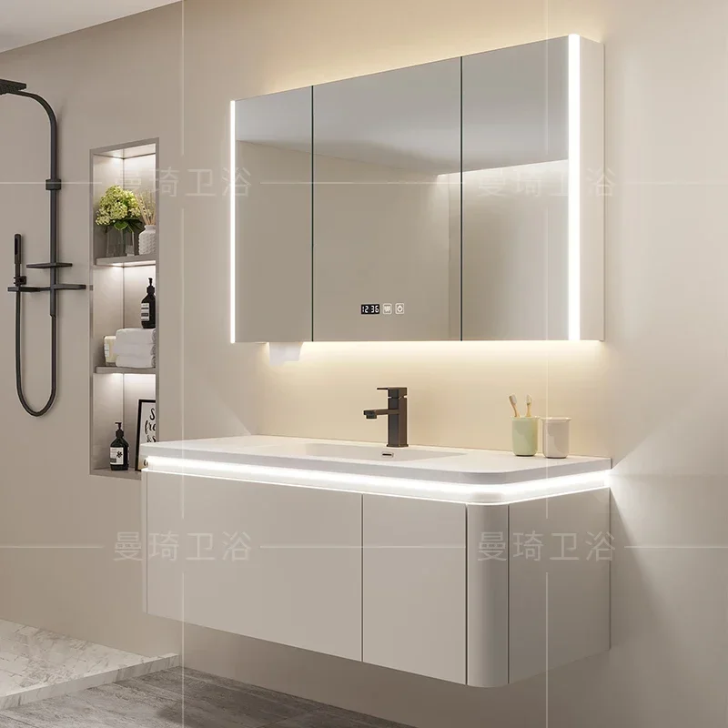 Умные шкафы для ванной комнаты в скандинавском стиле настенные европейском