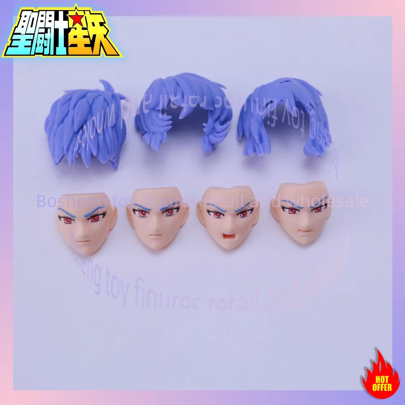 Фото Saint Seiya Myth Cloth EX Siren Sorrento Head Carving/5 лица + волосы Посейдон Асгард Final Battle Edition Рыцари Зодиака Фигурка №1