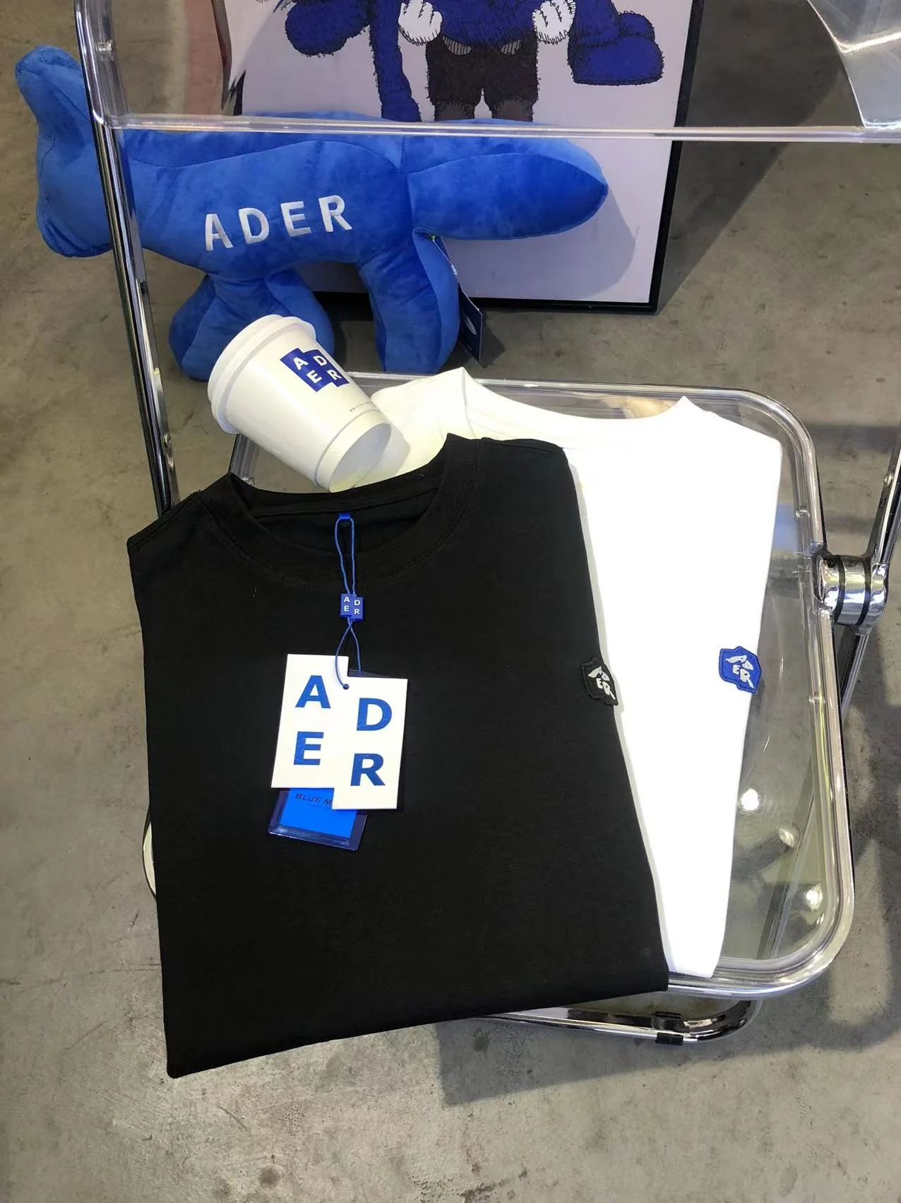 

ADER ERROR 2021 FW Men Women Black Tee Adererror Letter Embroidery Cotton White Top Quality Long Sleeve T-shirt
