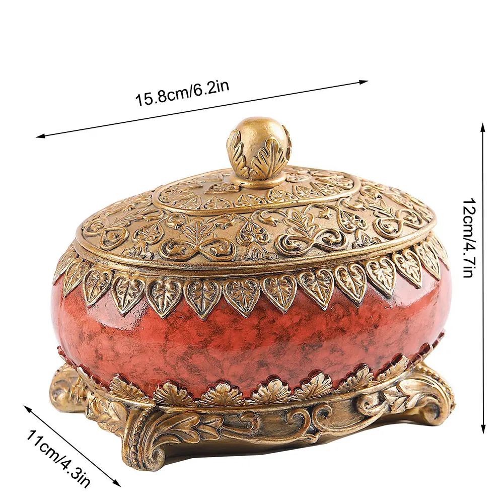 Винтажная шкатулка для драгоценностей серьги ожерелье коробка хранения