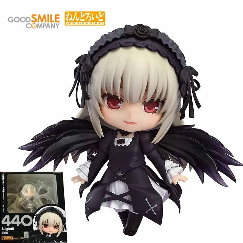 

100% Original Genuine GSC GOOD SMILE NENDOROID Suigintou Shin Ku Rozen Maiden 440 10CM PVC Action Anime Figure Model Toys Doll