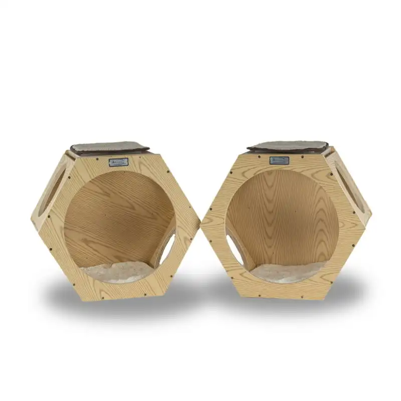 

Wood Wall Series Set of Two Natural Wood Wall Tree Additions W2107A