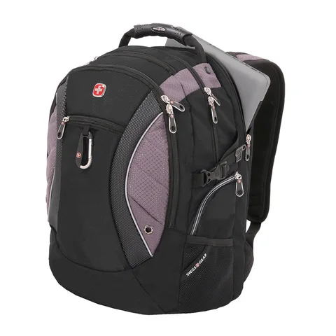 Рюкзак Swissgear 15'' чёрный/серый 35х23х48 см 39 л | Багаж и сумки