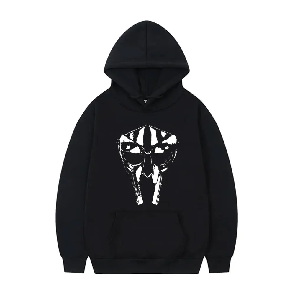Лимитированная толстовка с изображением рэпера Mf Doom металлической маской и