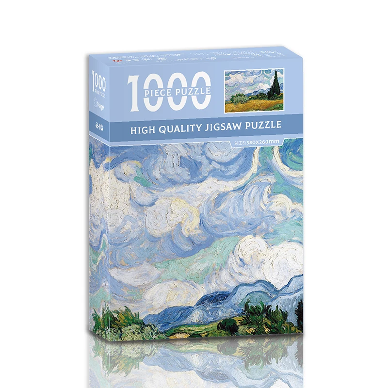 

Landscape Mini Puzzle 1000 Pieces Paper Jigsaw Old Master Oil 38x26cm 15 Design Adult Gift Delicate Toy Games Wholesale Item