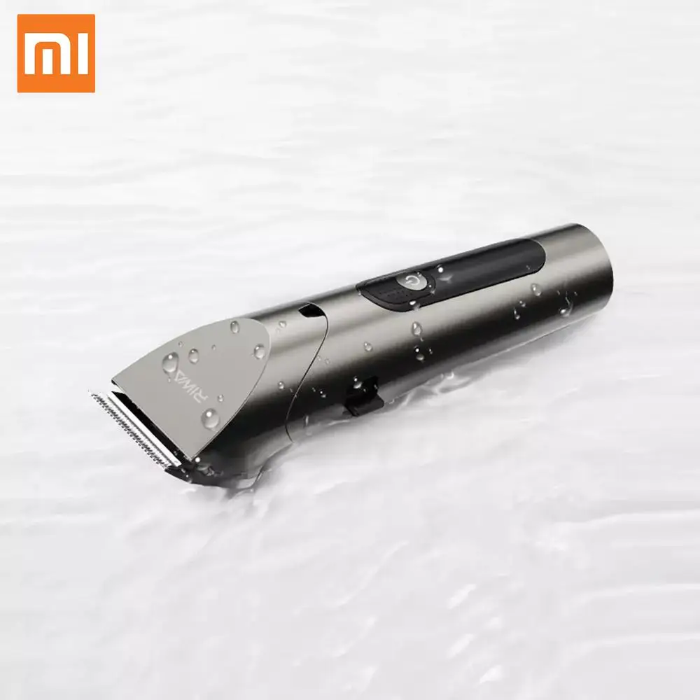 

Xiaomi RIWA Hair Clipper Personal Electric Trimmer Rechargeable Strong Power Steel Cutter Head With LED Screen Washable