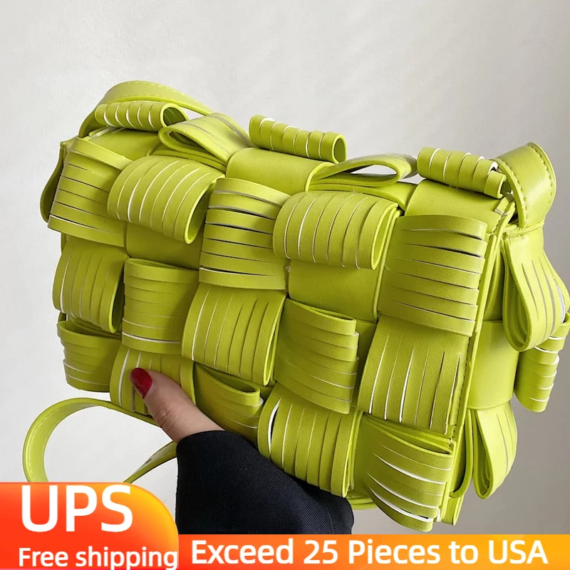 

Luxury Designer Shoulder Bags Women 2022 Trend Purse And Handbags Brand Woven Small Crossbody Bag Stylish Clutch Elegant
