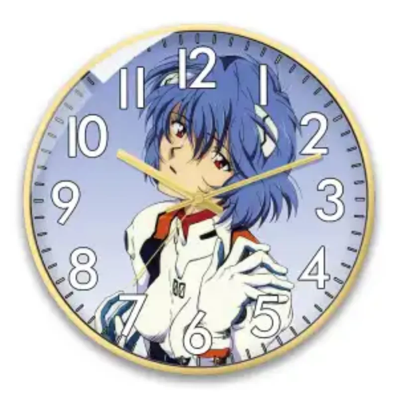 Новые настенные часы Century Evangelion, милые аниме, домашний декор, 10-дюймовые настенные часы с италем, мультяшные часы для гостиной, офиса, подарки для детей (art.: 3920d4660bc2d) - 3920d4660bc2d