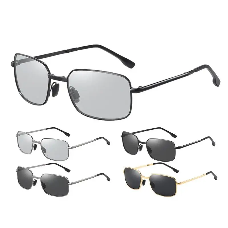 

Солнцезащитные очки поляризационные для мужчин и женщин, модные солнечные, с УФ-защитой, в металлической оправе, для вождения, путешествий