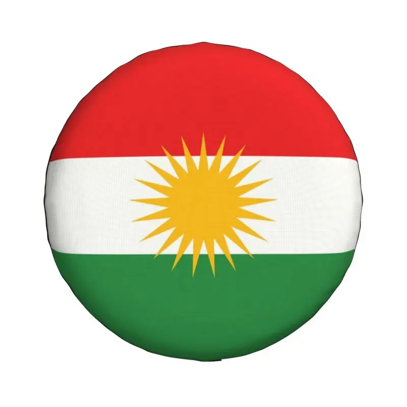 Изготовленный на заказ чехол для запасного колеса с флагом Курдистана Toyota Land Cruiser