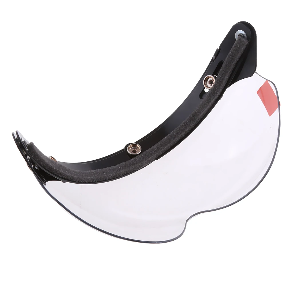 

2X Universal Motorcycle Helmets 3/4 Face Dual Visor Shield with Clear Lens