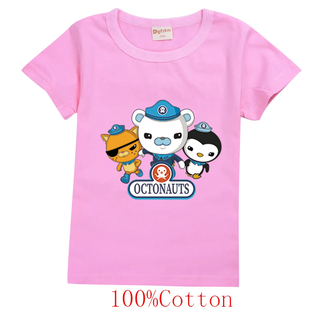 

The Octonauts T Shirts for Kids Girls Summer Cute Action Figure Cartoon Skye Print 1-8 Clothes Children's Clothing Toddler Baby