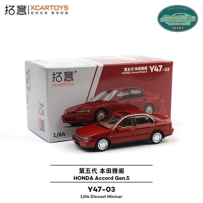 Фото Xcartoys 1/64 Honda Accord Gen.5: Коллекционная модель автомобиля из литого металла, имитация, игрушка-подарок для мальчиков # пийтии №1
