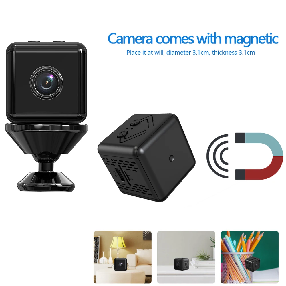 

Мини Wi-Fi IP-камера HD 1080P Беспроводная внутренняя камера инфракрасное ночное видение датчик движения