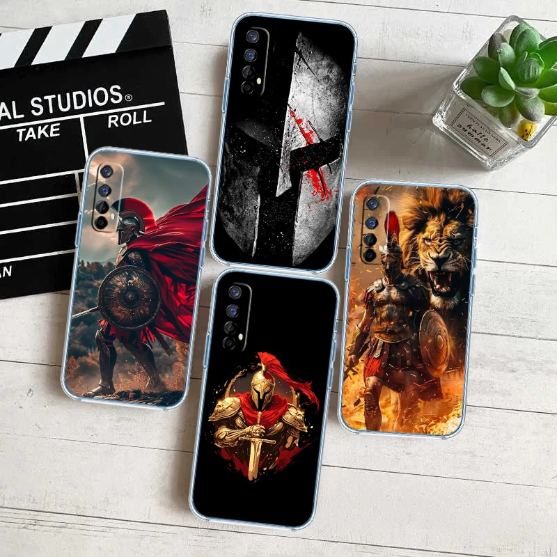 Фото Прозрачный чехол для телефона IJ54 Spartan Warrior для Motorola Moto G7 G8 G9 G84 G85 G73 G24 G15 Z2 Play Power Plus №5