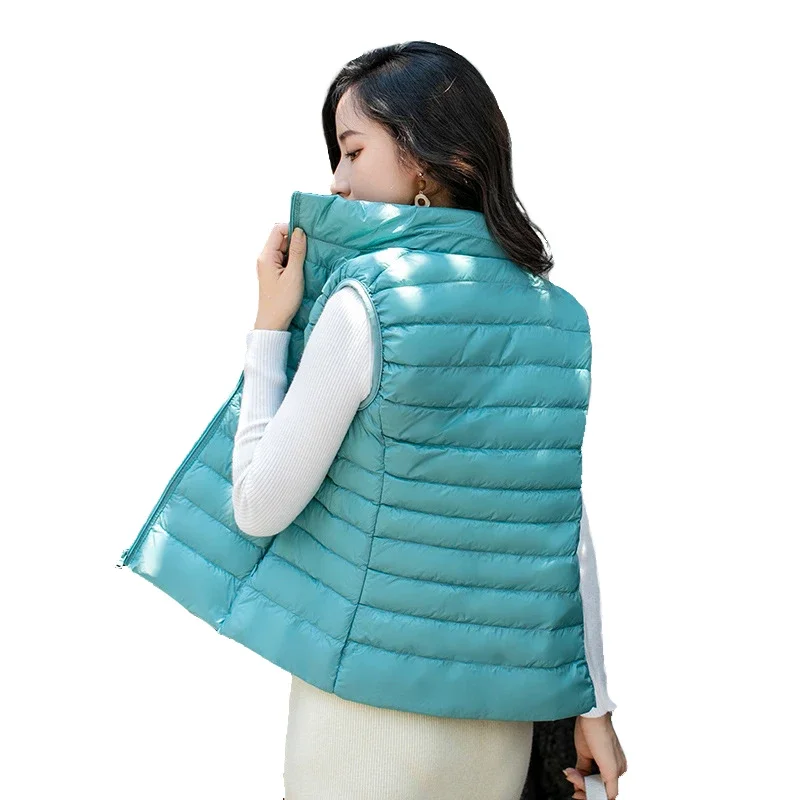 Водонепроницаемый Женский ультратонкий пуховой жилет для походов кемпинга