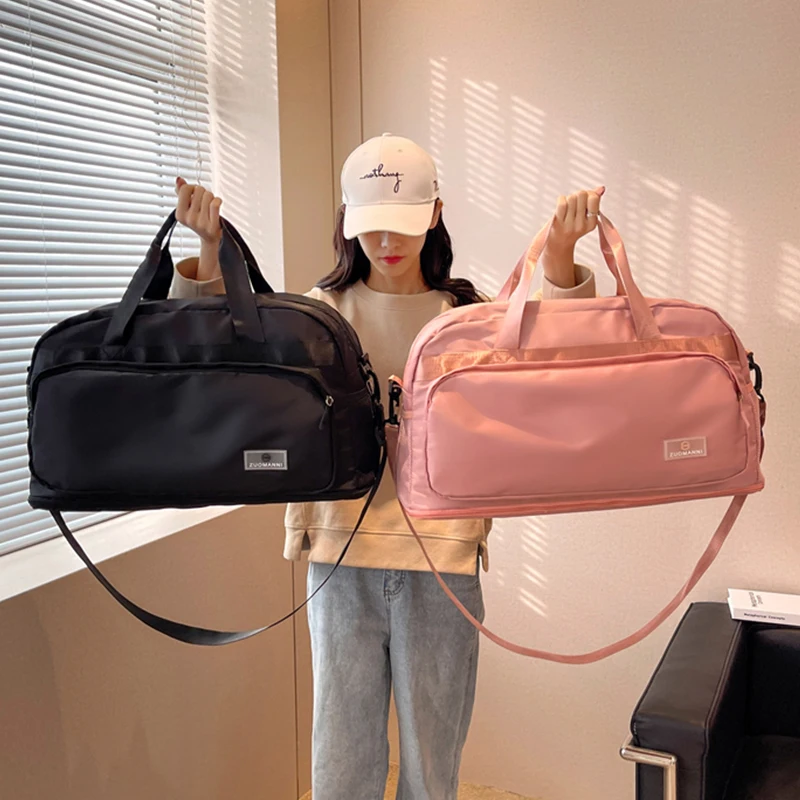 

Oxford Cloth Women Handbag Large Capacity Fitness Yoga Bags for Girls Waterproof Storage Travel Bags