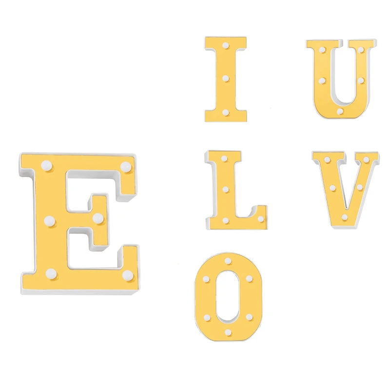 

I LOVE U Gold Letter Modeling Light LED Decorative Light Proposal Festival Birthday Party Confession Layout Lighting-ABUX