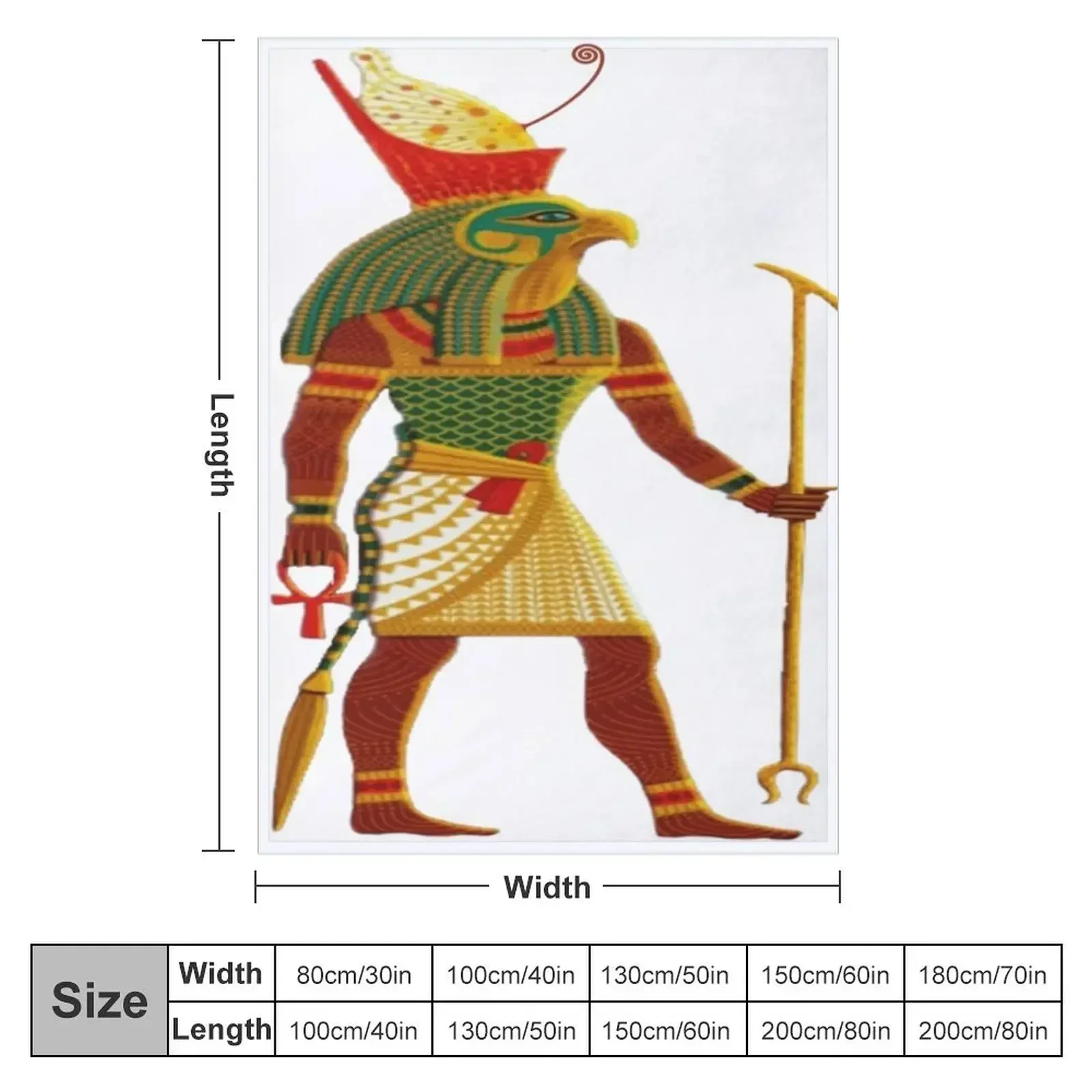 Гора в Верхнем и Нижнем Египте с двойной короной P pronto Декованное одеяло