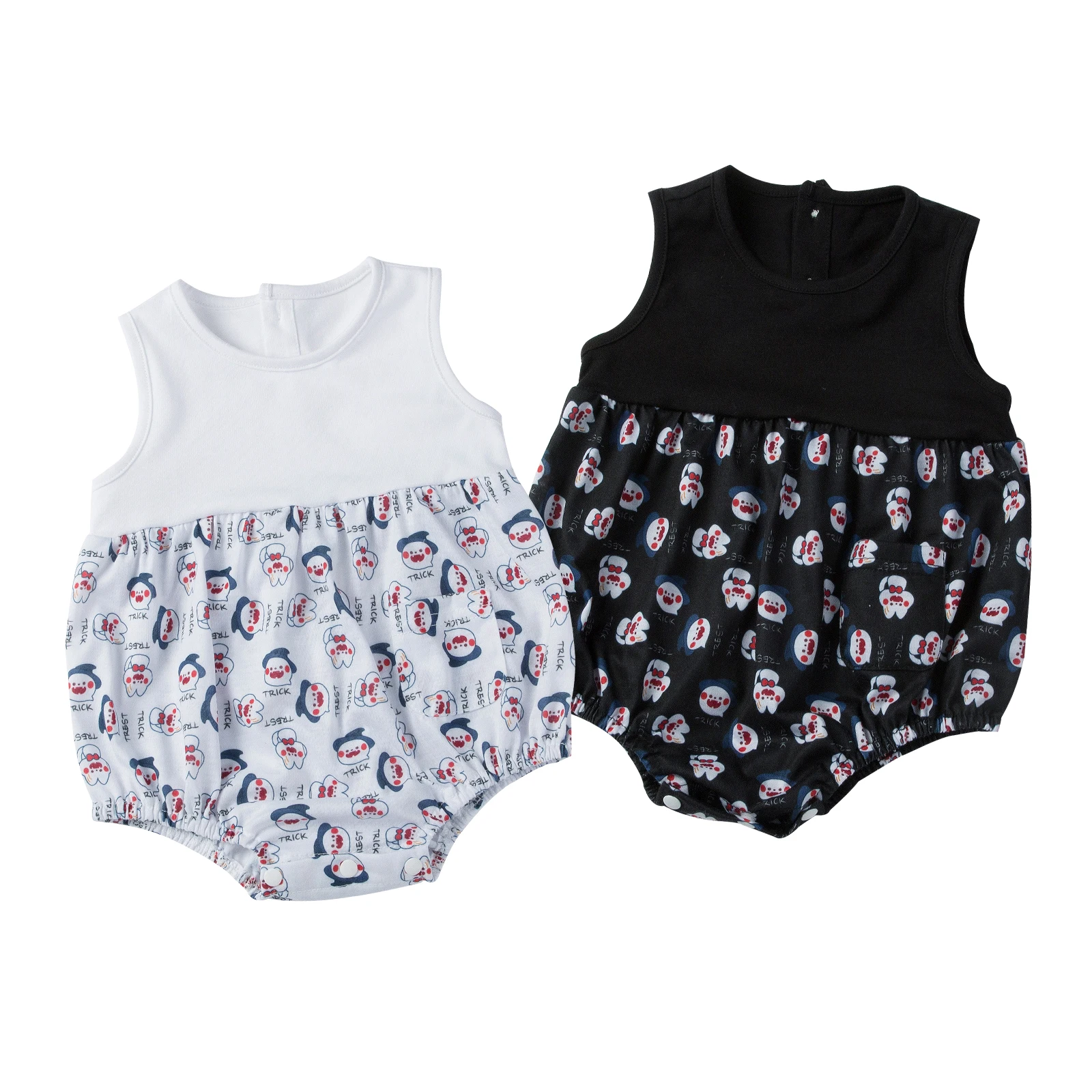 

Halloween Newborn Baby Girls Boys Romper Onesie Clothing Babany bebe Infant Cotton Jumpsuits Soft Sleeveless Bodysuit Outfits