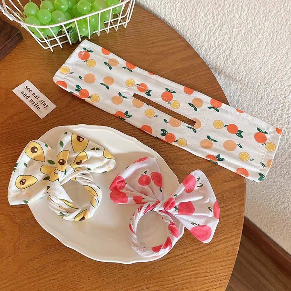 

Новые тканевые Детские Волшебные твист-клипсы с фруктовым рисунком для девушек аксессуары для волос для булочек резинки для волос