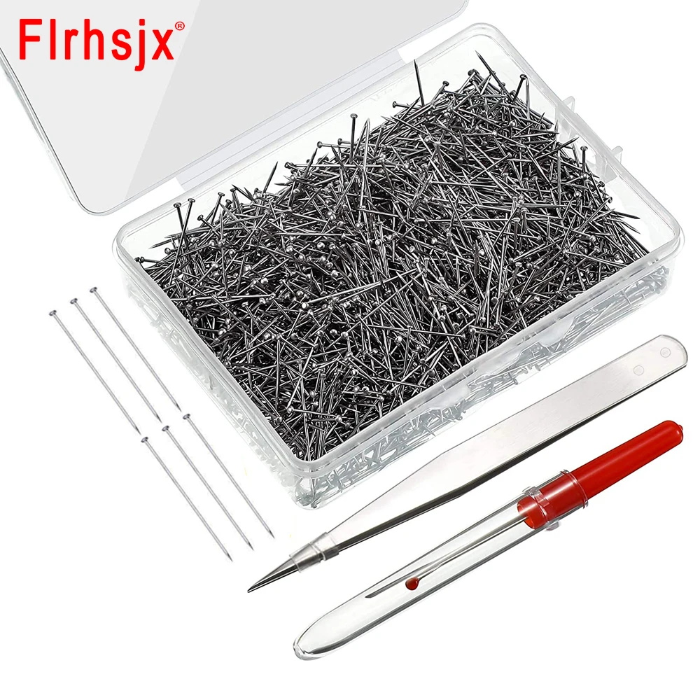 

300 шт., швейные булавки с пинцетом