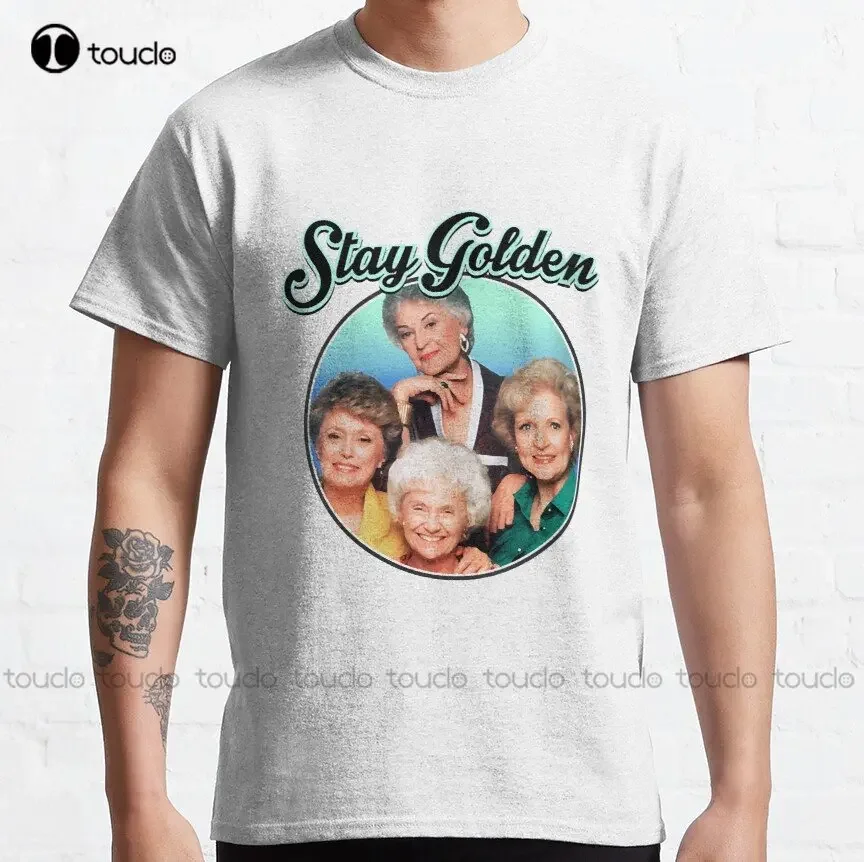 The Golden Girls Four Mature Women Tv Show 80S 90S Fans Gifts Classic T-Shirt Button Up Shirt Women Xs-5Xl Custom Gift Unisex