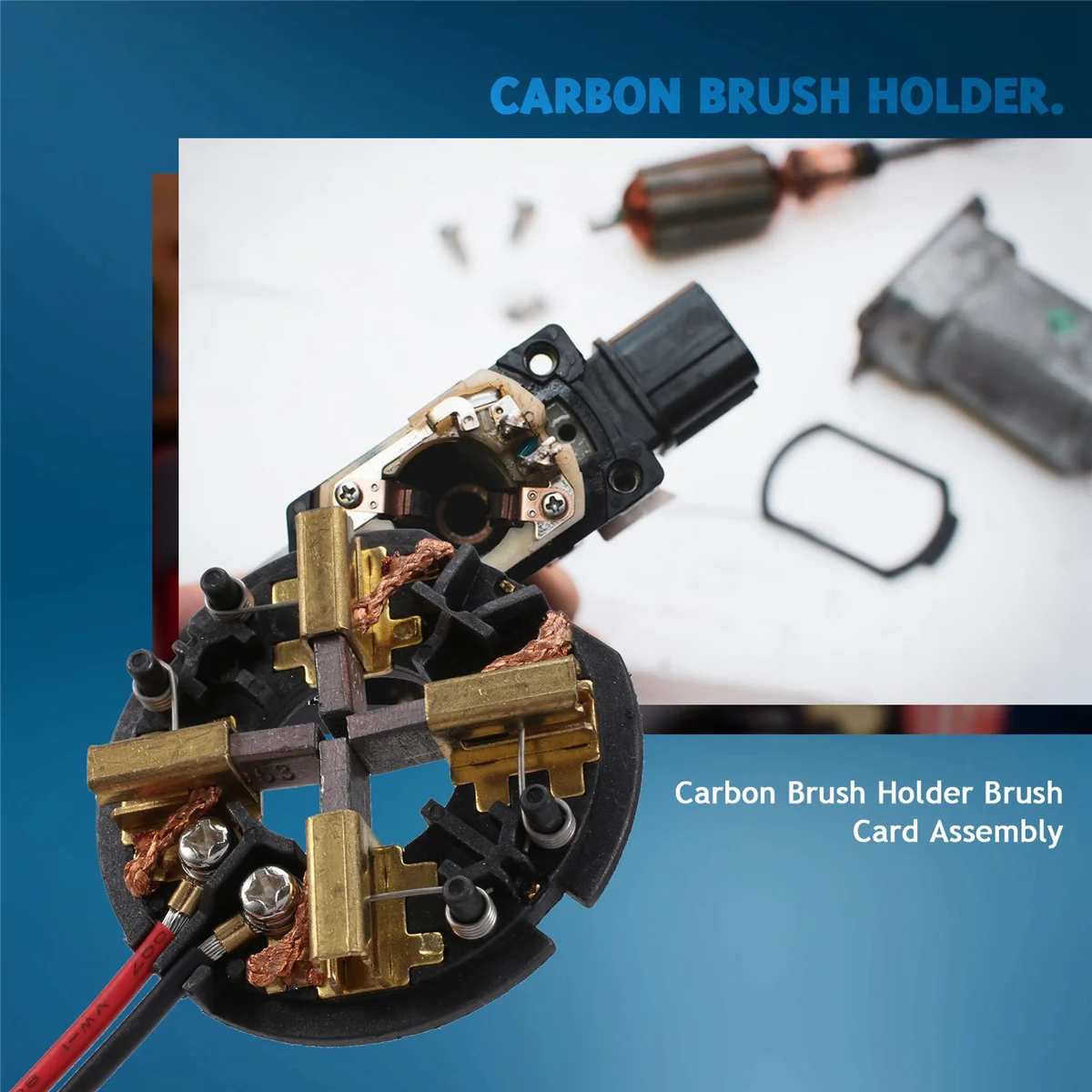 Держатель для угольной щетки сменная карточка в сборе ударной дрели 18 M12