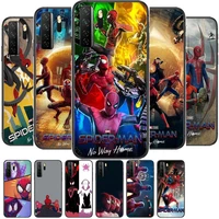 spiderman no way home black soft cover the pooh for huawei nova 8 7 6 se 5t 7i 5i 5z 5 4 4e 3 3i 3e 2i pro phone case cases