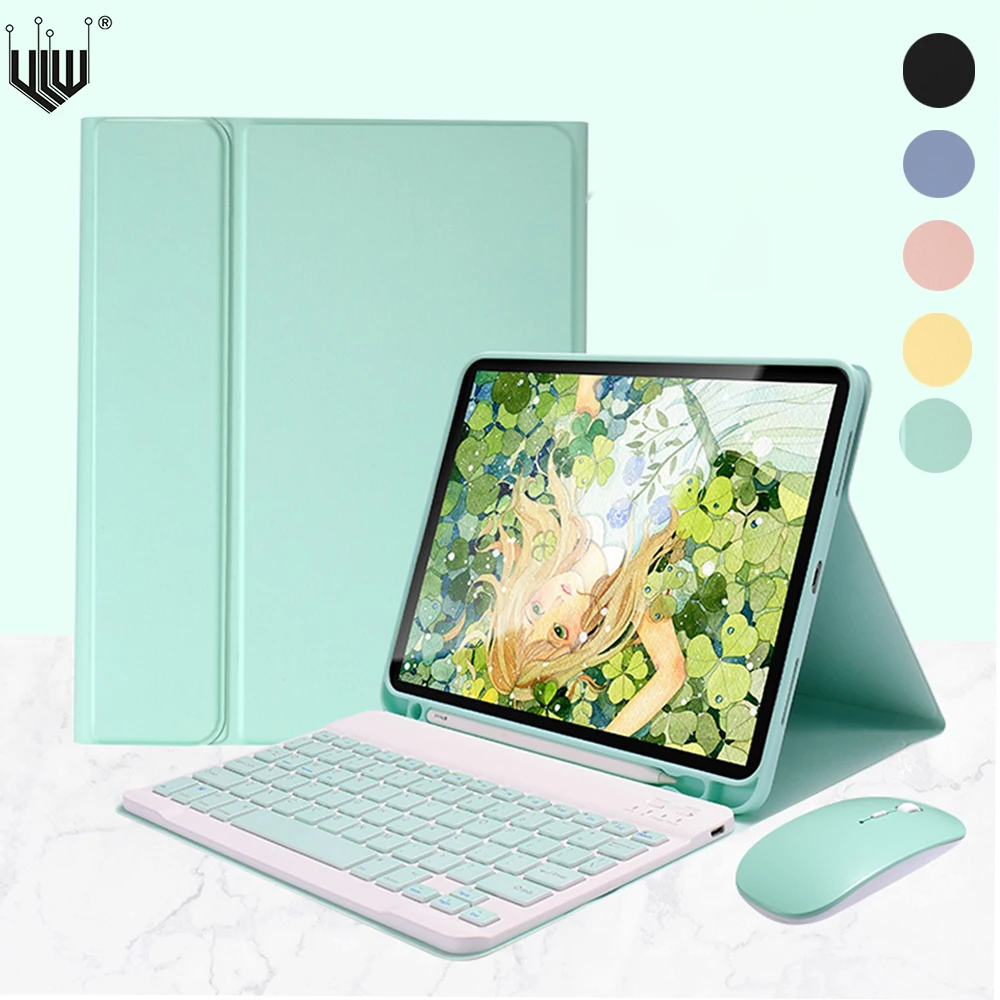 

Чехол для iPad Pro 11, защитный чехол с тачпадом для iPad 2020 2018 дюйма, чехол с Bluetooth клавиатурой и мышью, Магнитный чехол с защитой от падения