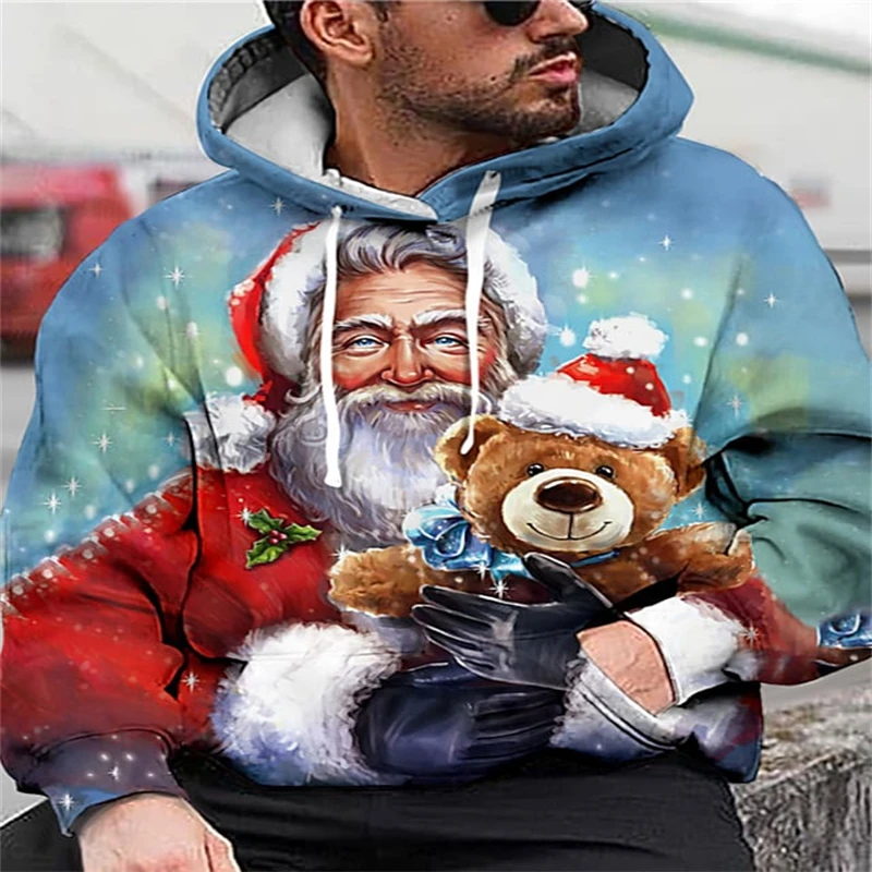 

Fashionable 3D Printing Hoodie For Men 2022 Winter Popular Hooded Customized Polyester Sweatshirt Oversized
